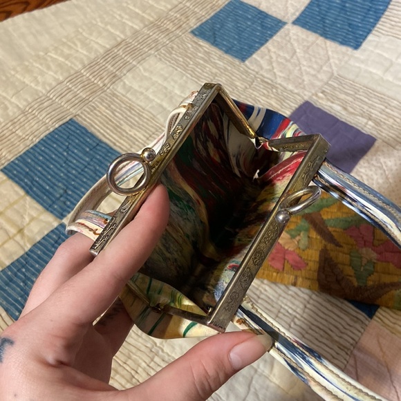 Lot of three small vintage bags, 1930s-1950s - Picture 7 of 12